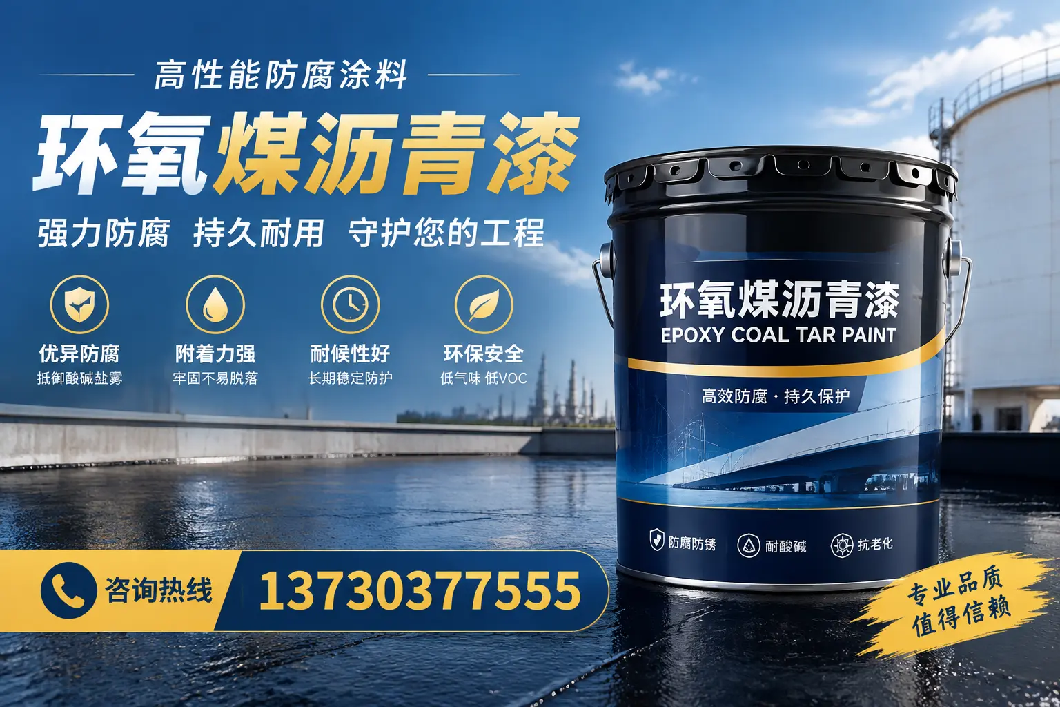 环氧煤沥青漆的耐久性分析，适合潍坊的使用场景